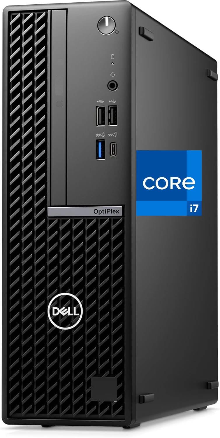 Dell OptiPlex 7020 Desktop SFF, Intel Core i7-12700K, 64GB DDR5, 2TB NVMe SSD, Type-C, WiFi 6e, Bluetooth, DisplayPort, HDMI, 7000 Small Form Factor Business Computer, Windows 11 Pro, Black
