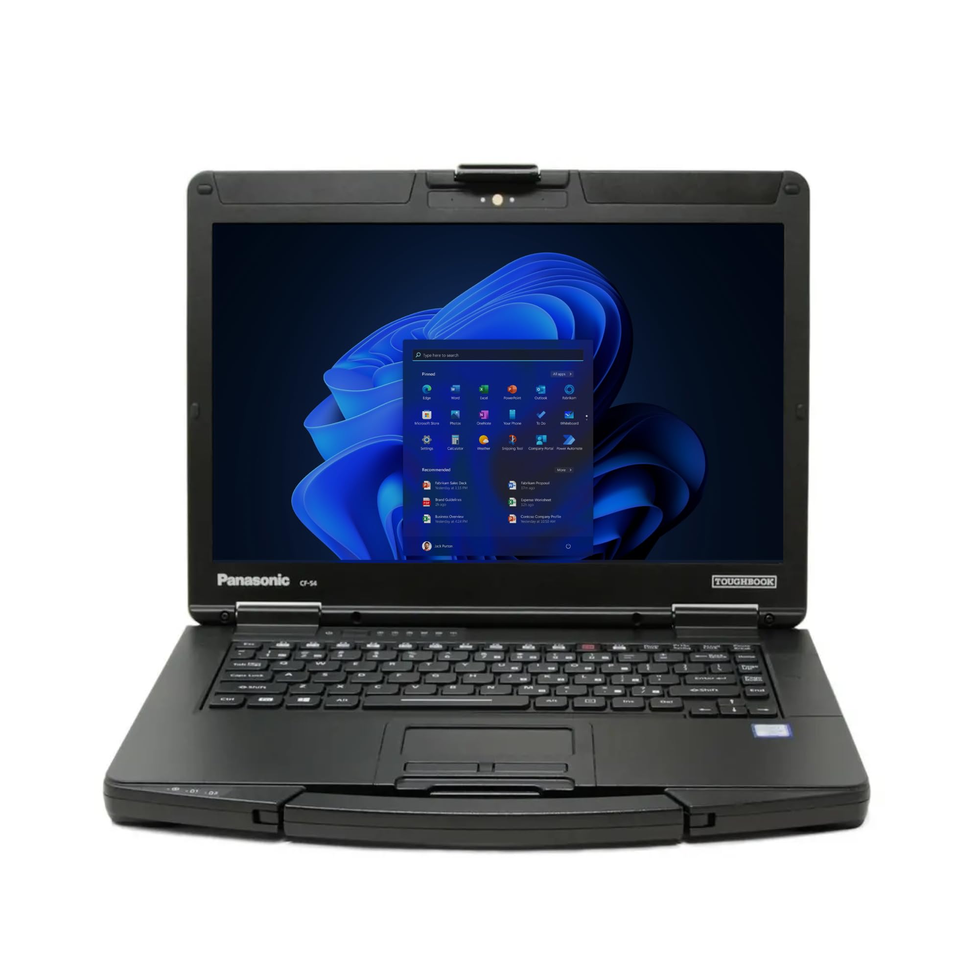 Panasonic Toughbook 54 MK3 Semi-Rugged Laptop, 14" HD Display, Core i5-7th Gen, 512GB SSD, 32GB, Webcam, DVD Super Multi, Windows 11 Pro, New Battery (Renewed)