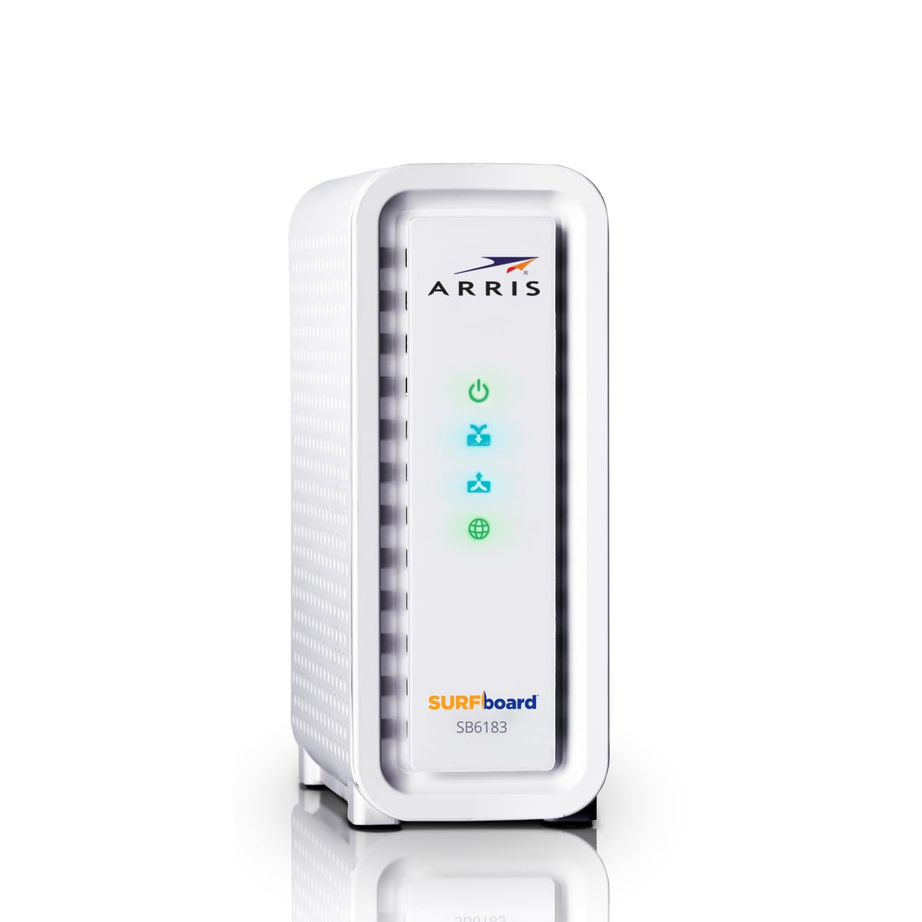 ARRIS (SB6183-RB) Cable Modem - Fast DOCSIS 3.0 16x4 Gigabit Cable Modem, For Comcast Xfinity, Cox, Spectrum and more, 1 Gbps Port, 400 Mbps Max Internet Speed, 2 Year Warranty - Renewed