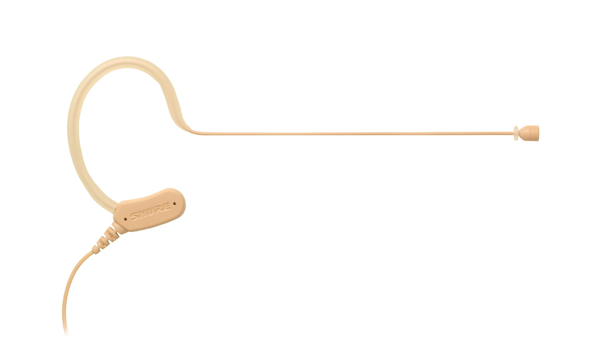 Shure Microflex MX153 Earset Headworn Microphone - Tan, Omnidirectional Mic, TQG / TA4F Connector Wireless Bodypack Transmitters (MX153T/O-TQG)