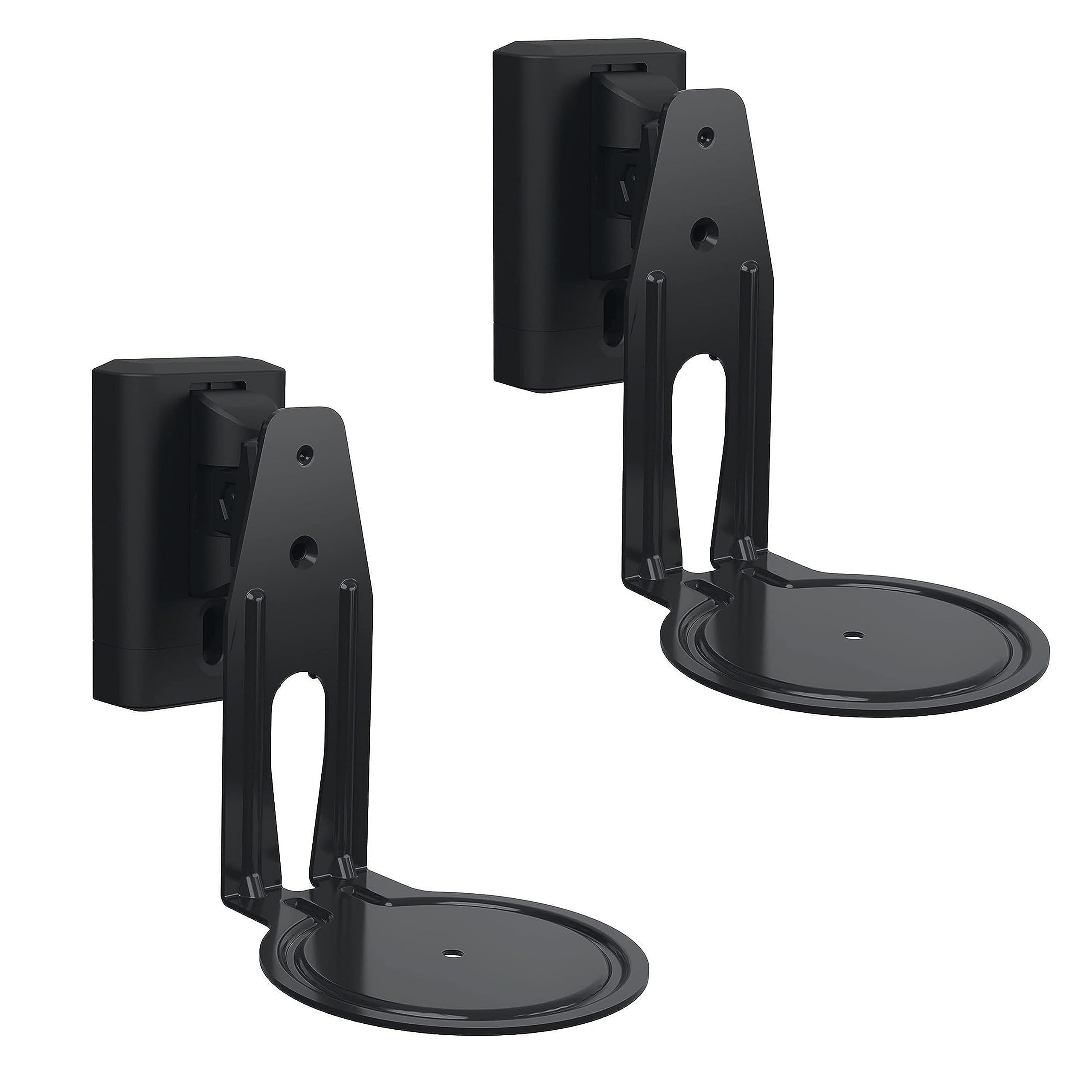 Sanus Speaker Wall Mounts for Sonos Era 100™ Pair - Swivel & Tilt Speaker Mount with Easy 15-Minute Install - Black, 2-Pack
