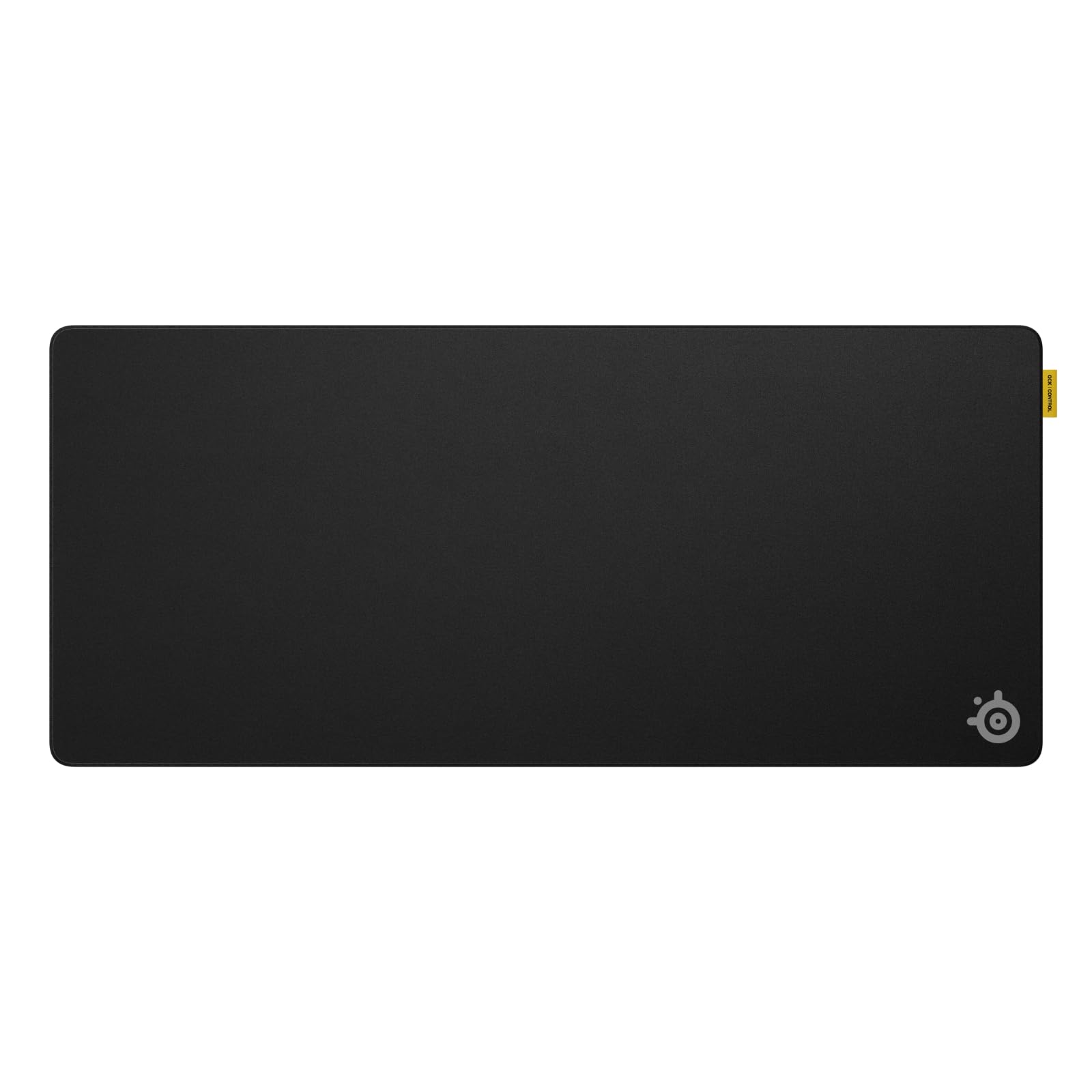 SteelSeries QcK XL Performance Control Gaming Mousepad — Extra Density for a Smooth Glide — Low-Profile Edge Stitching — Non-Slip Neoprene Rubber Base — 15.75 x 34.43 inch — FPS, MOBAs, RTS, MMO