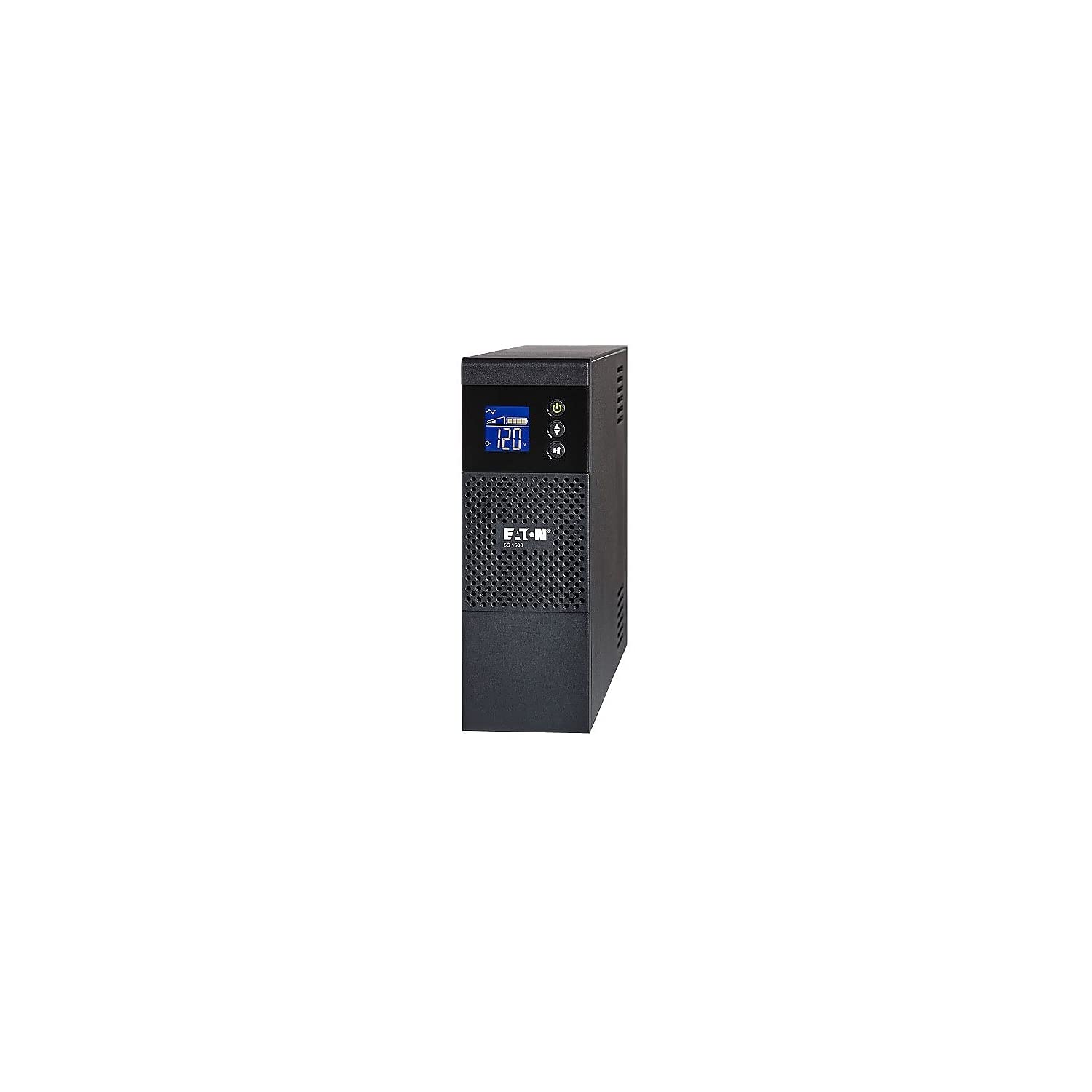 Eaton 5S1500LCD UPS Battery Backup & Surge Protector, 1500VA / 900W, AVR, LCD Display, Line Interactive