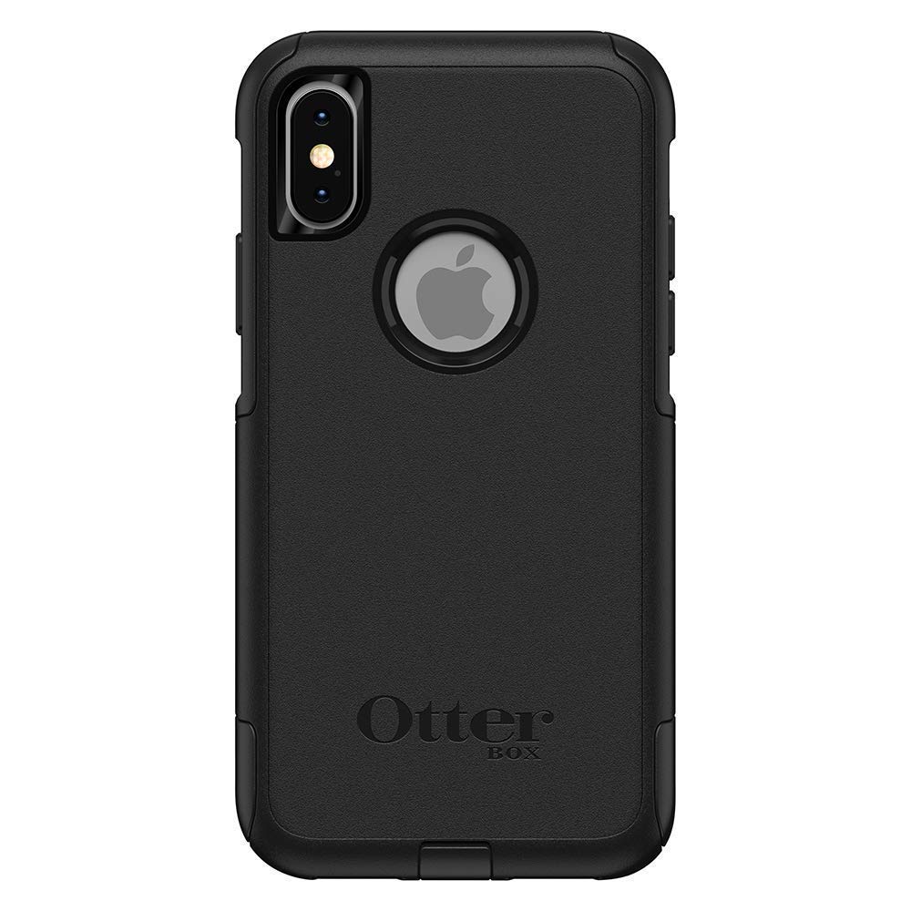 OtterBox iPhone Xs AND iPhone X Commuter Series Case - BLACK, Slim & Tough, Pocket-Friendly, with Port Protection