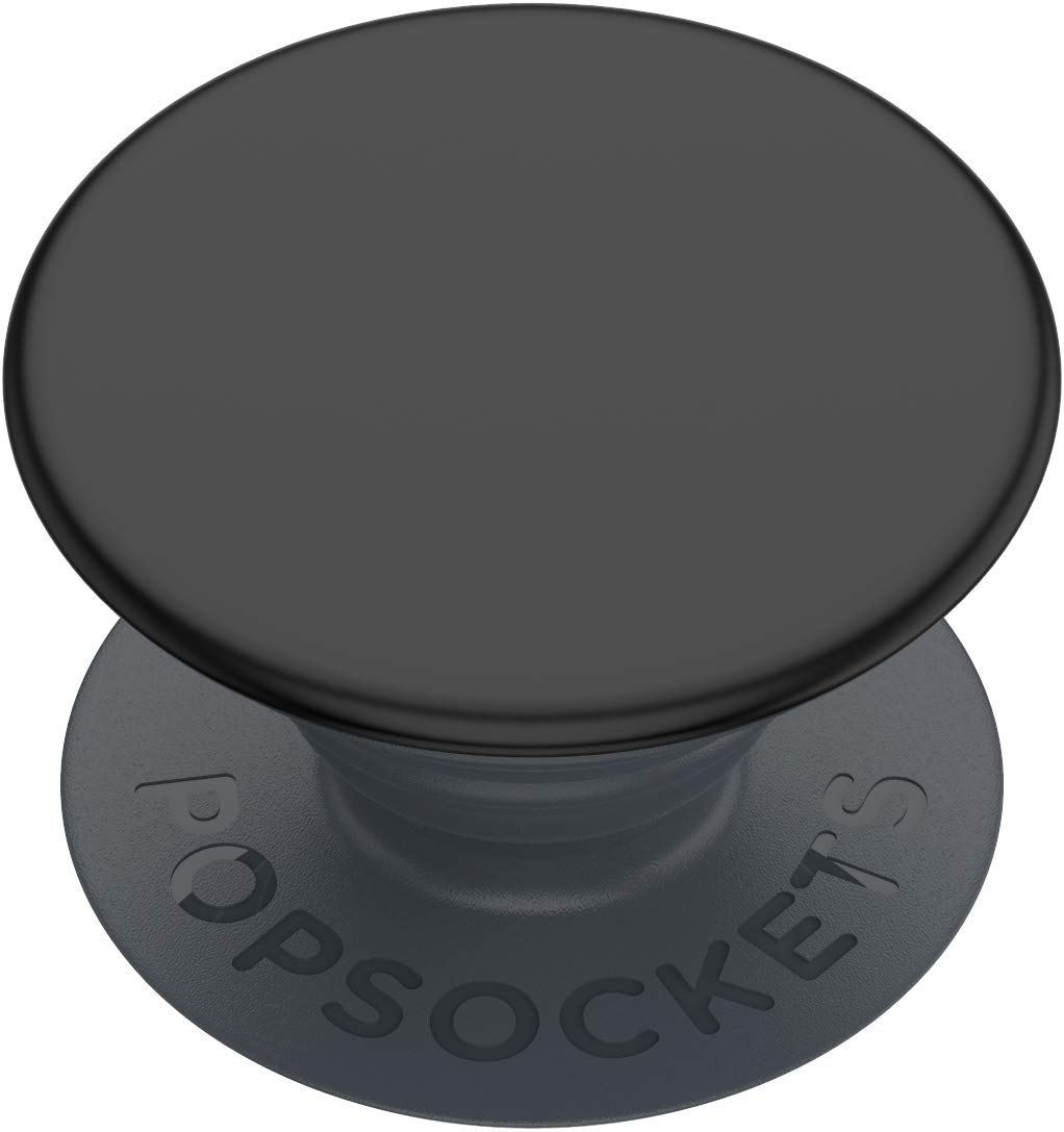 PopSockets Phone Grip with Expanding Kickstand, Adhesive Grip - Black