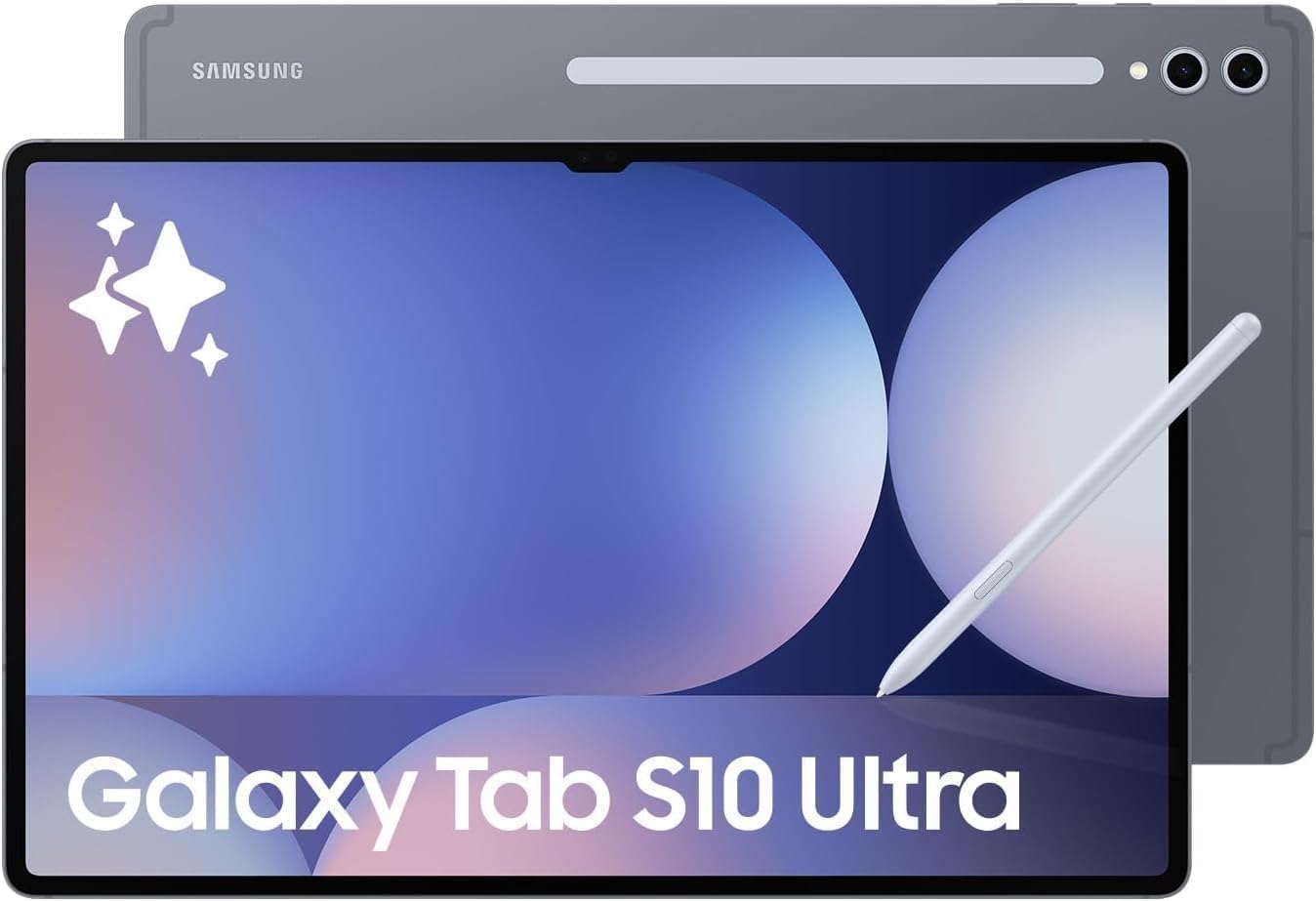 SAMSUNG - Galaxy Tab S10 Ultra - 14.6" 512GB - Wi-Fi - with S-Pen - Moonstone Gray