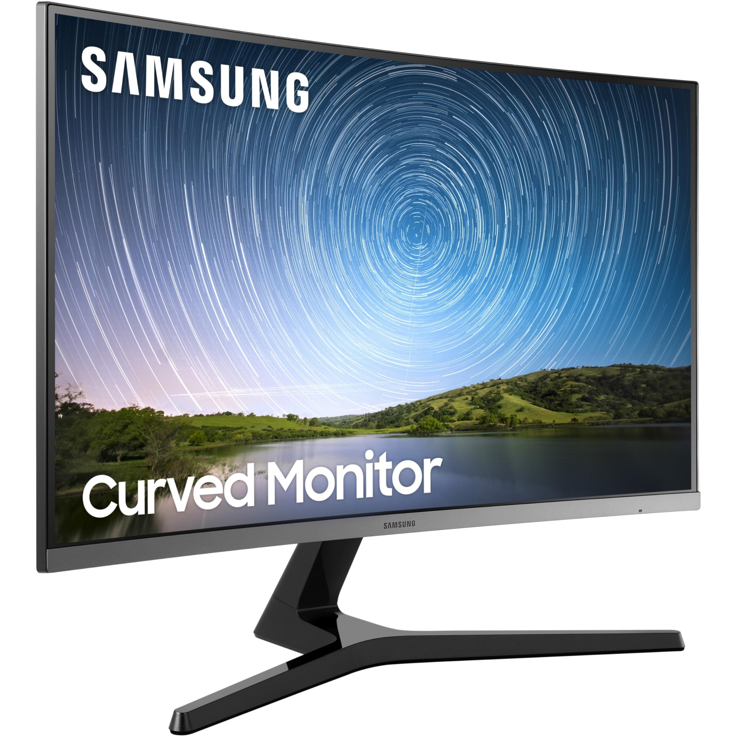 SAMSUNG 27-Inch CR50 Frameless Curved Gaming Monitor (LC27R500FHNXZA) – 60Hz Refresh, Computer Monitor, 1920 x 1080p Resolution, 4ms Response, FreeSync, HDMI,Black