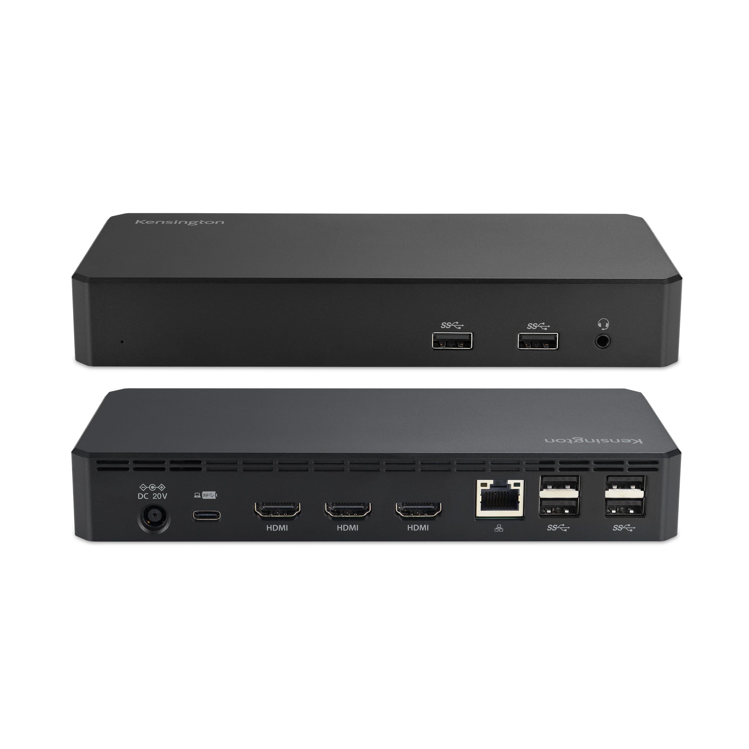Kensington SD4760P 11-in-1 USB-C Docking Station Triple Monitor DisplayLink Docking Station, 3xHDMI, 100W Charging for Laptop, 6xUSB A, Ethernet, Audio, for Mac and Windows Driver Require K33622NA