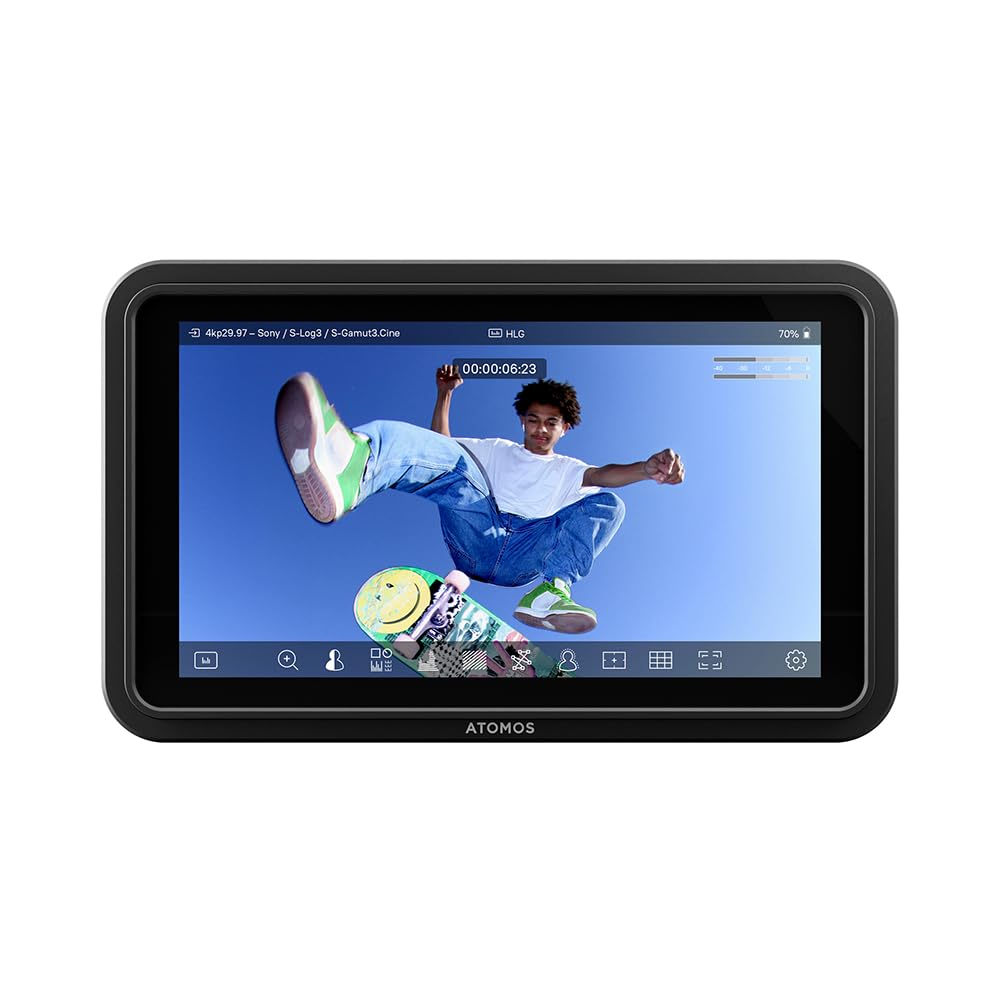 Atomos Shinobi GO HDMI 4K Camera Field Monitor with HDR Touchscreen, All Day Battery Life, and Lightweight Design