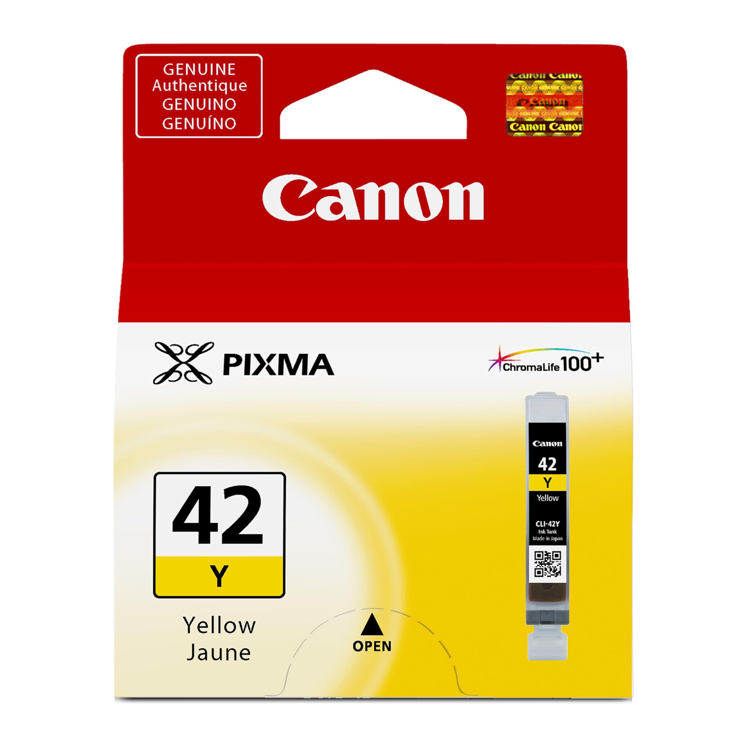 Canon CLI-42 Genuine Yellow Ink Tank, Compatible with PIXMA PRO-100 Printers