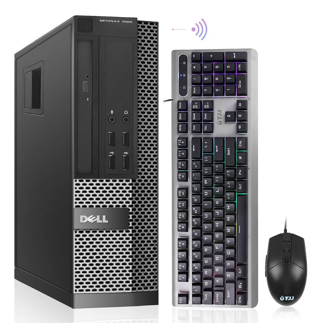 Dell OptiPlex 7020 Desktop Computer, 32GB Ram New 2TB SSD, Intel Quad Core i7 4790 up to 4.0GHz, AC8260 Built-in WiFi 5, Dual Monitor Supported, DVD-RW HDMI Windows 10 Pro (Renewed)