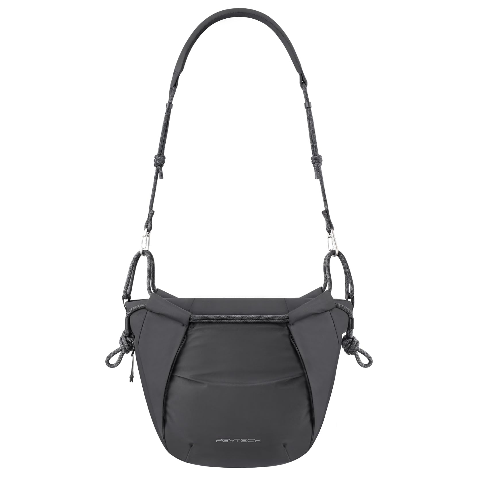 PGYTECH OneGo Rope Strap Camera Bag – Multifunctional Shoulder Bag for Urban Photographers. Compact Camera Bag Compatible with Sony/Canon/Nikon/Mirrorless Cameras, Midnight Black