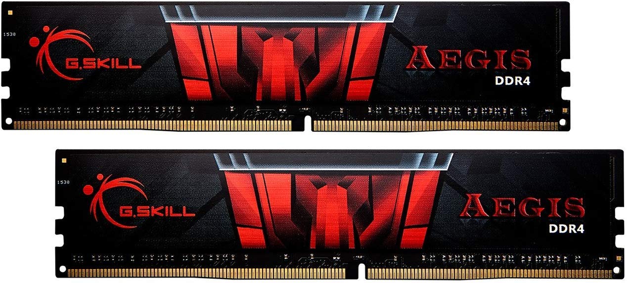 G.SKILL AEGIS Series DDR4 RAM (XMP) 32GB (2x16GB) 3200MT/s CL16-18-18-38 1.35V Intel AMD Desktop Computer Memory U-DIMM (F4-3200C16D-32GIS)