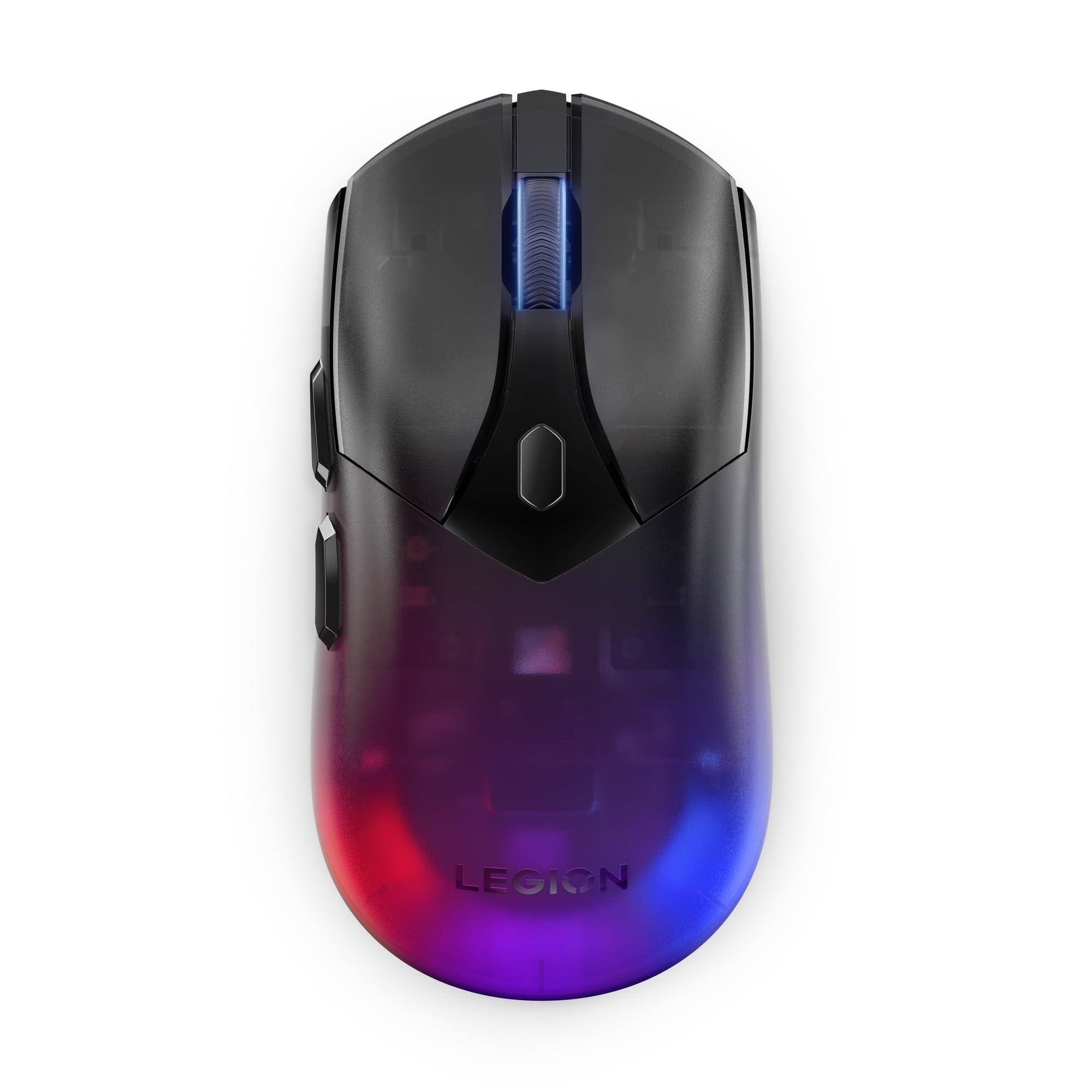 Lenovo Legion M410 Wireless RGB Gaming Mouse – 6 Button Palm Grip Mouse with 16,000 DPI, 53 Hour Rechargeable Battery, 2-Zone RGB Lighting, NVIDIA Reflex Compatible