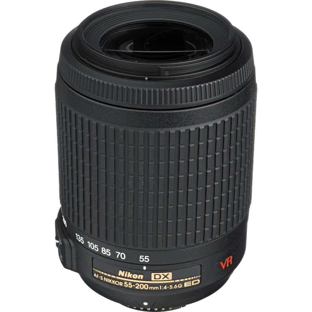 Nikon 55-200mm f/4-5.6G ED IF AF-S DX VR [Vibration Reduction] Nikkor Zoom Lens Bulk packaging (White box, New)