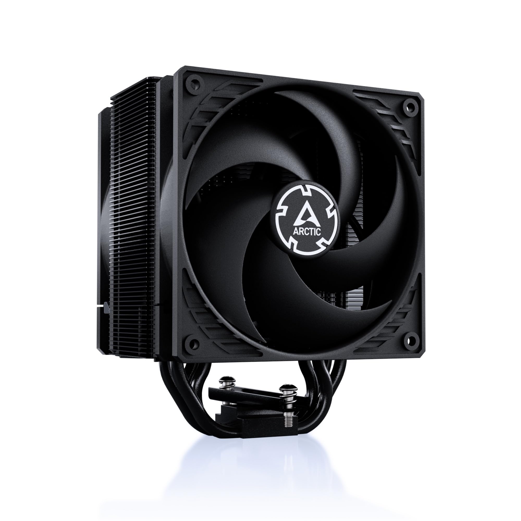 ARCTIC Freezer 36 (Black) - Single-Tower CPU Cooler with Push-Pull, Two Pressure-optimised 120 mm P Fans, Fluid Dynamic Bearing, 200–1800 RPM, 4 Heatpipes, incl. MX-6 Thermal Compound