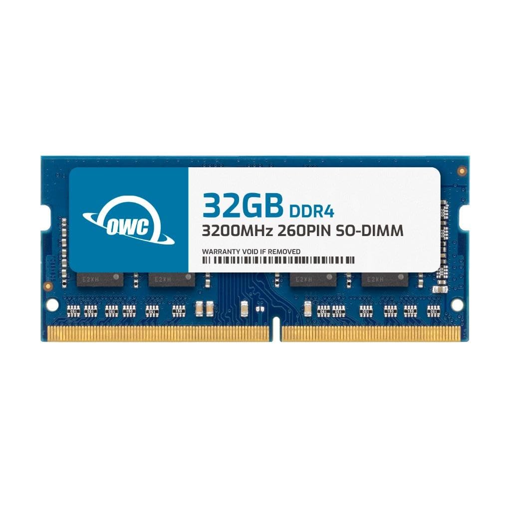 OWC 32GB DDR4 3200MHz PC4-25600 CL22 2RX8 Non-ECC SODIMM 1.2V 260-pin Laptop Notebook Memory RAM Upgrade Module