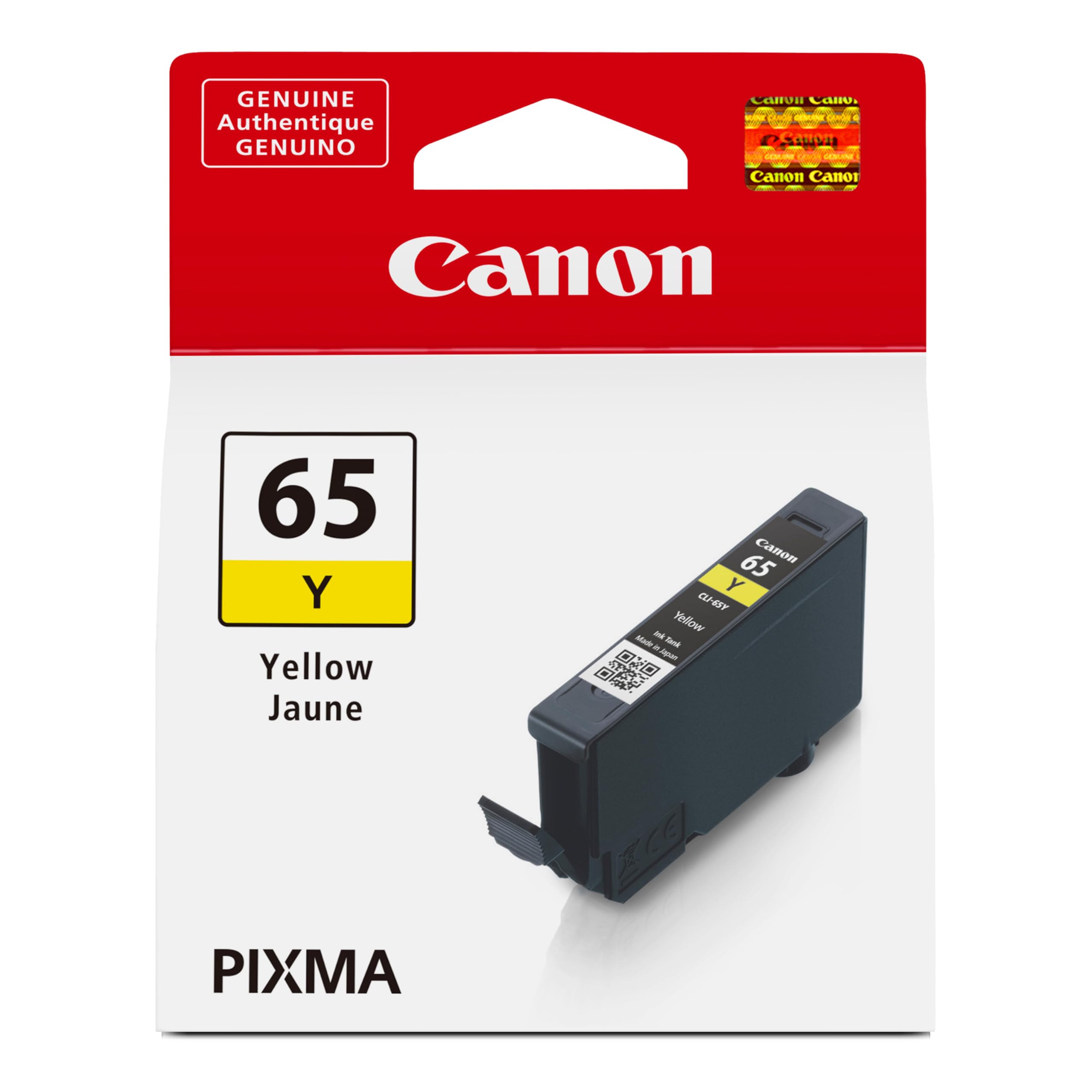 Canon CLI-65 Genuine Yellow Ink Tank, Compatible with PIXMA PRO-200, and PIXMA PRO-200S Printers