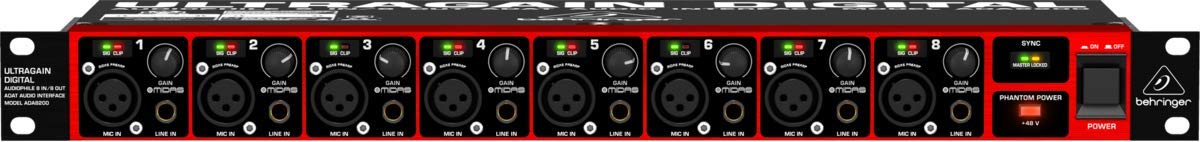 Behringer ADA8200 Microphone Preamp