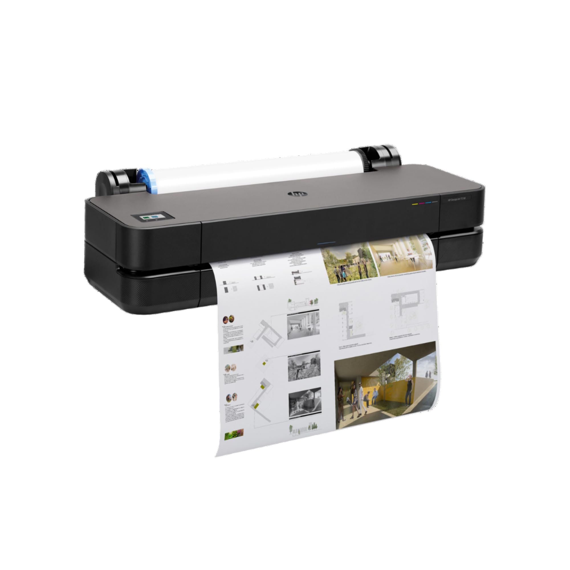 HP DesignJet T230 Large Format 24-inch Plotter Printer, Includes 2-Year Onsite Warranty Support (5HB07T) - New Model