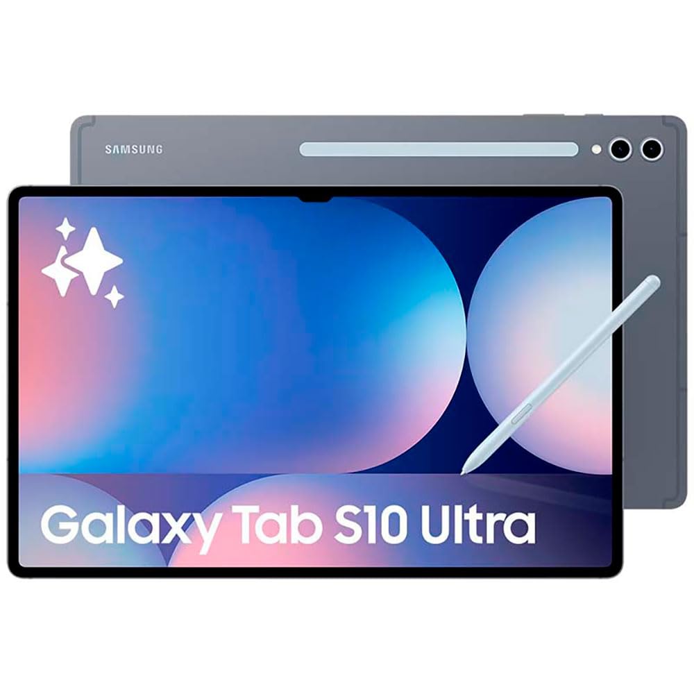 SAMSUNG Galaxy Tab S10 Ultra (14.6", Wi-Fi) SM-X920N, 256GB Storage + 12GB RAM, MediaTek Dimensity 9300+, AMOLED Display, Anti-Reflection, S Pen Included, AI Android Tablet (Gray)