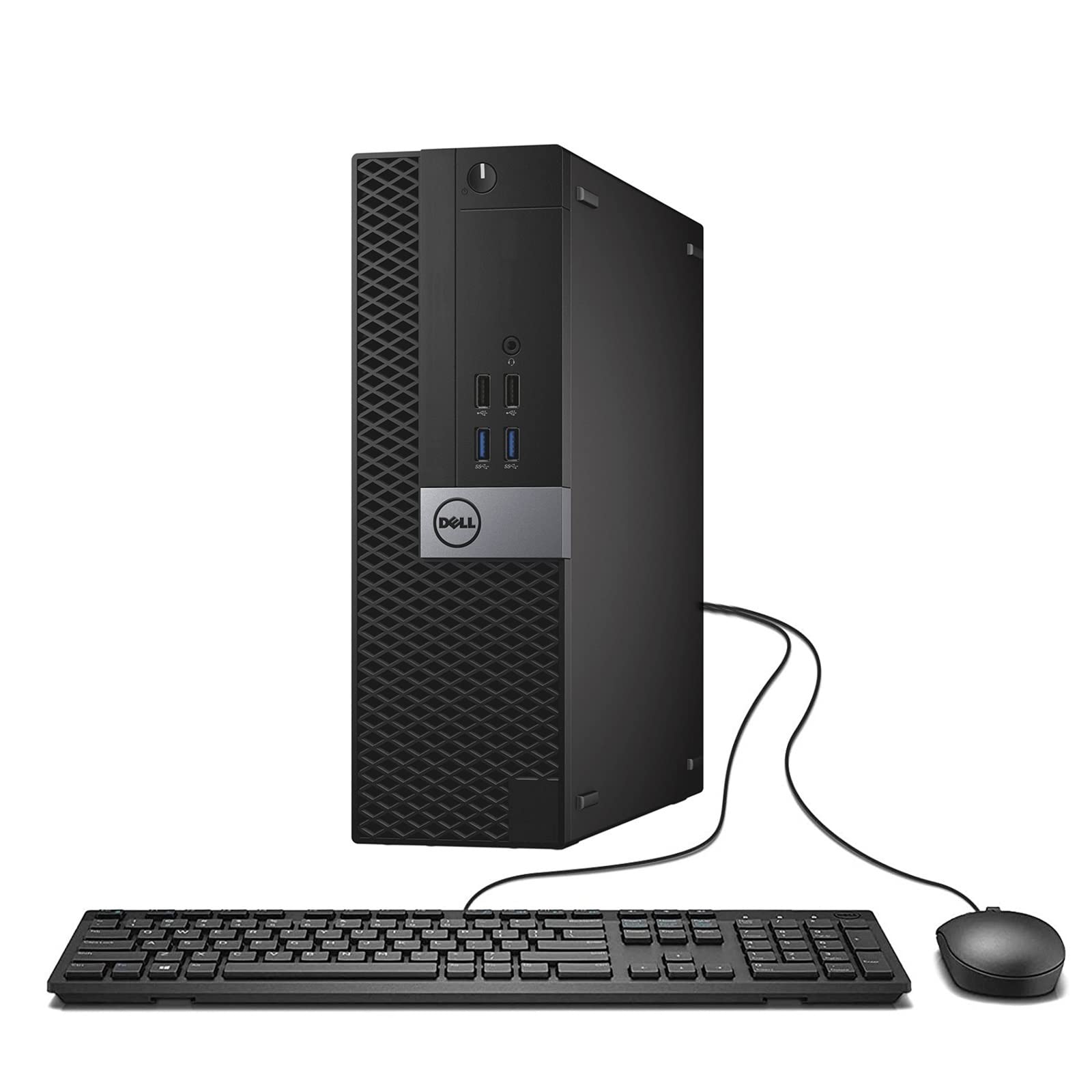 Dell OptiPlex 5050 SFF PC Desktop Computer, 3.4GHz Intel i5-7500, 16GB RAM, 256GB SSD, Windows 11 Pro 64 bit (Renewed)