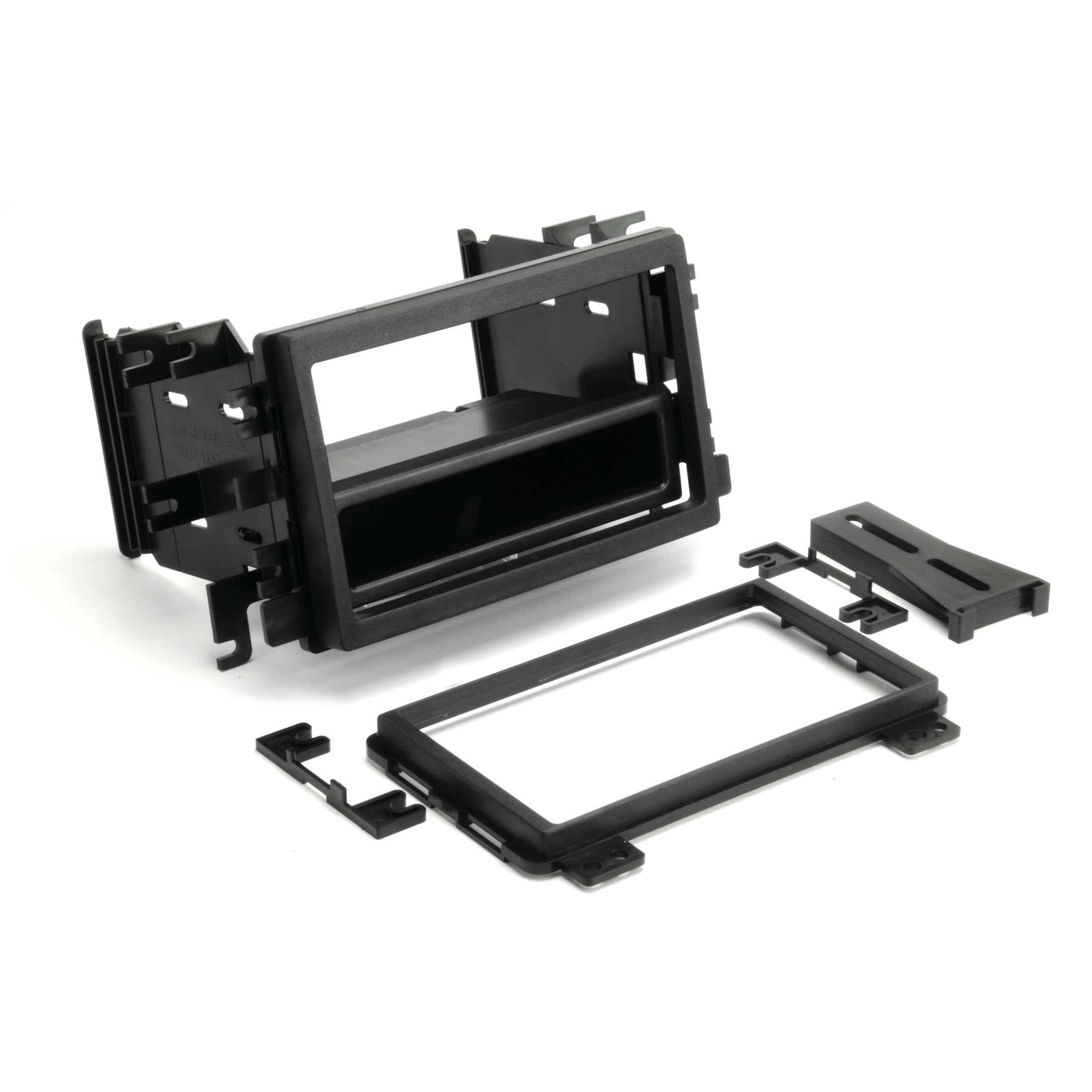Scosche FD3090B Double DIN or Single DIN with Pocket Radio Install Dash Kit Compatible with Select 1995-2016 Ford, Lincoln, Mazda and Mercury Vehicles - See Fit Guide in images to verify your vehicle