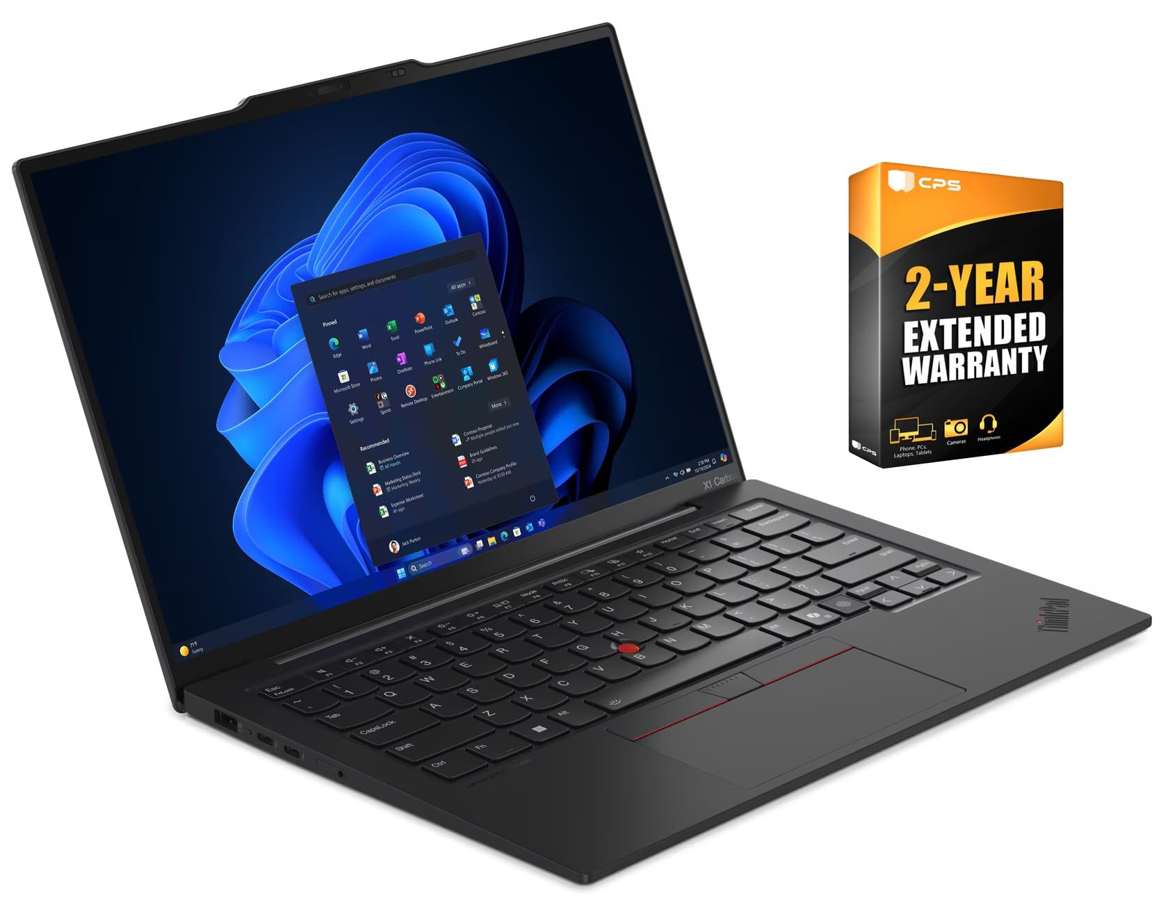 Lenovo Gen 13 ThinkPad X1 Carbon Aura Edition Laptop, Intel Ultra 7 258V, 14" 2.8K 2880x1800 OLED Non-Touch 400 nits 120Hz Display, Wi-Fi 7, 32GB RAM, 2TB SSD, FHD Cam, Win 11 Pro, 2 YR CPS Warranty