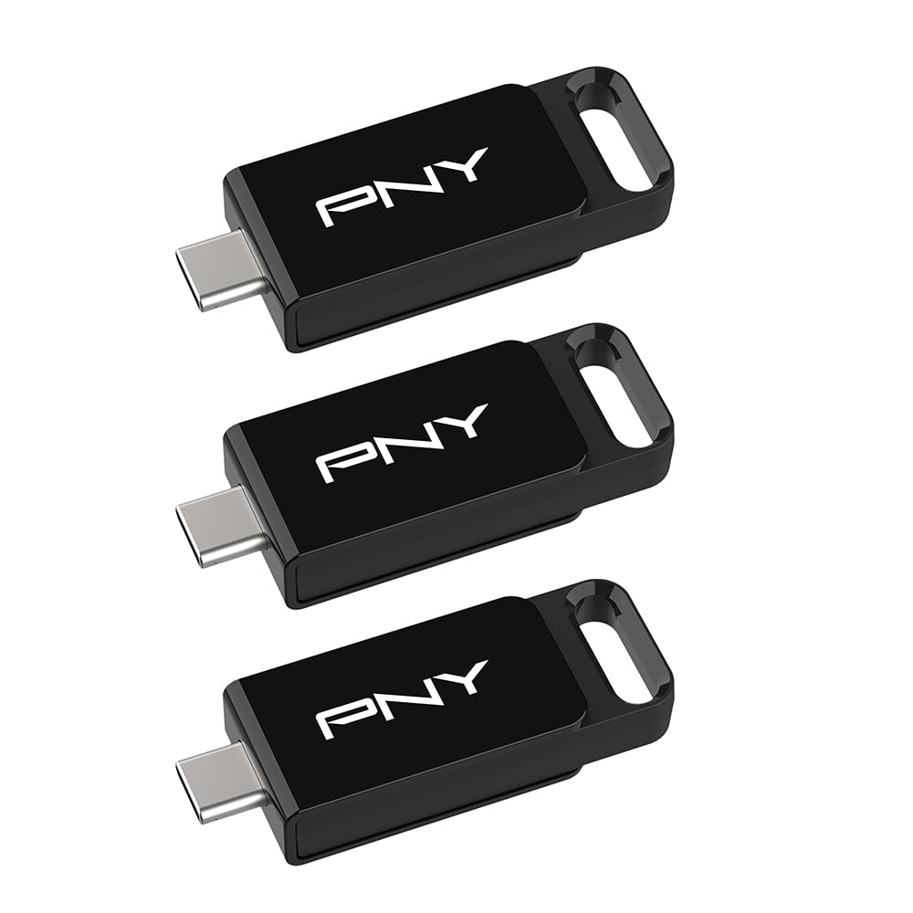 128GB Elite Type-C USB 3.2 Flash Drive – Up to 120MB/s Read, Up to 10x Faster Write Than USB 2.0, Reliable Design, Durable & Portable for Everyday Store & Share, Type-C Connector, 3-Pack