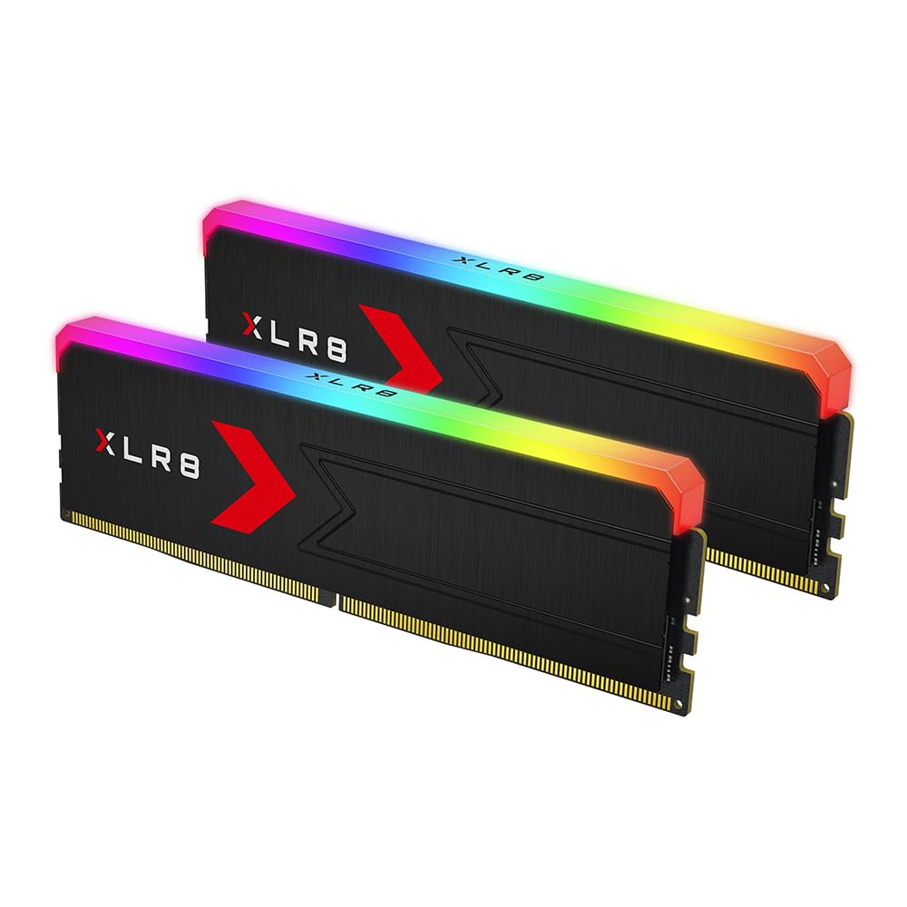 PNY XLR8 Gaming Epic-X RGB™ 32GB (2x16GB) DDR5 RAM 6000MHz CL36 1.35V (XMP/Expo Compatible) Desktop Memory Kit