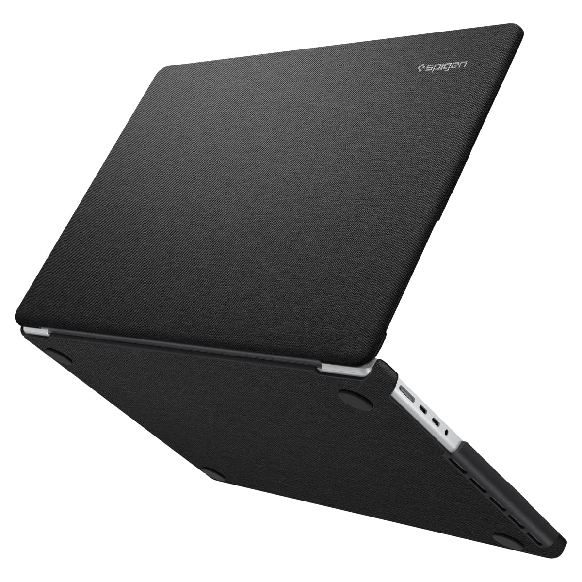 Spigen for MacBook Pro 14 inch Case M4/Pro/Max (2024) M3/M2/M1/Pro/Max (2023-2021) A3112 A3185 A3401 A2918 A2992 A2779 A2442, Urban Fit Premium Knit Fabric Case, Black