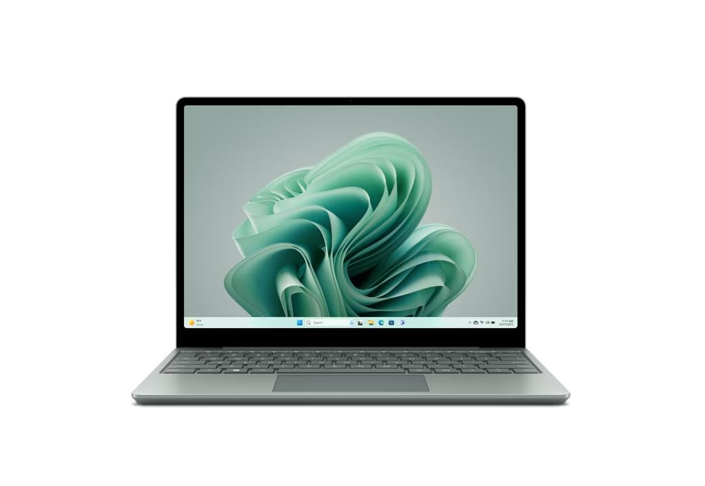 Microsoft Surface Laptop Go 3 (2023) - 12.4-inch Touchscreen, Intel i5-1235U, 8GB RAM, 256GB SSD, Windows 11, Sage (Renewed)