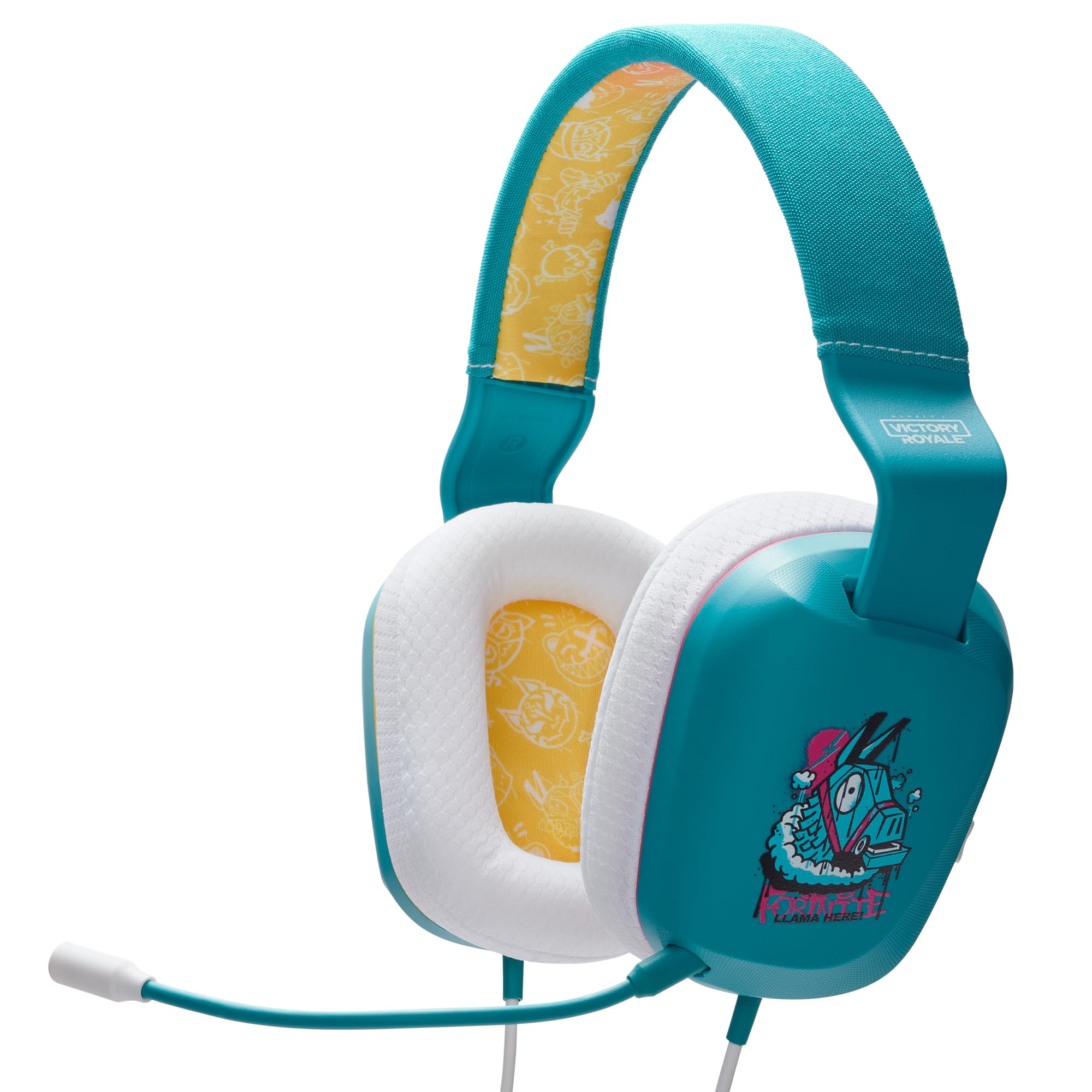 PowerA Wired Stereo Headset for Nintendo Switch - Fortnite Llambro, Officially Licensed, Bonus Virtual Item Included