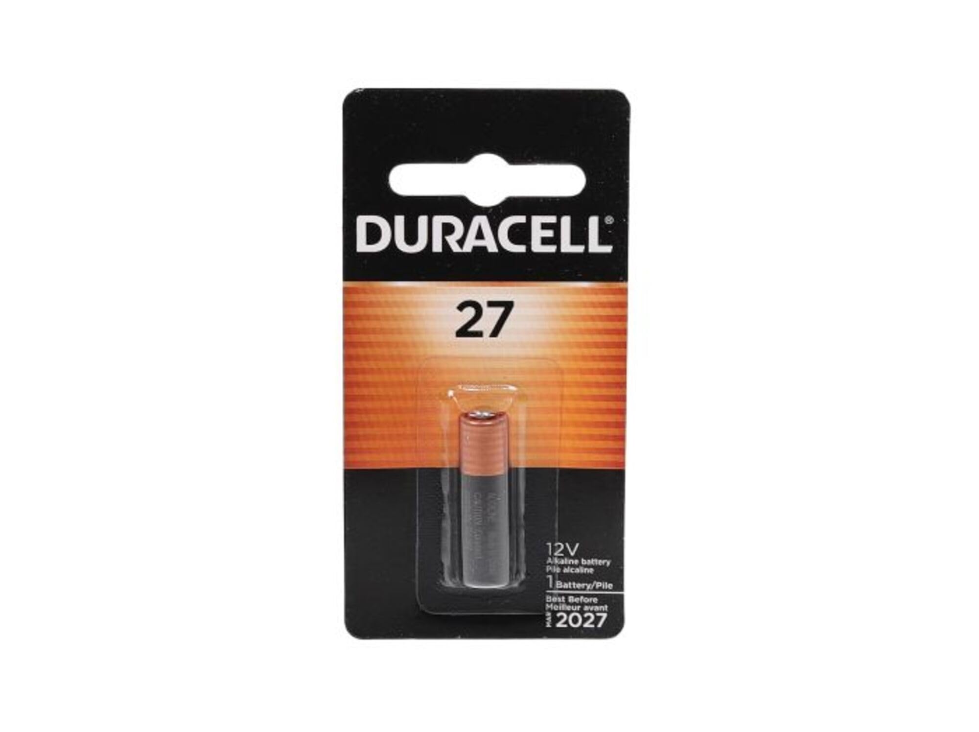 Duracell PGD MN27BPK Electronic Watch Battery, Alkaline, 27 Size, 12V (Pack of 6)