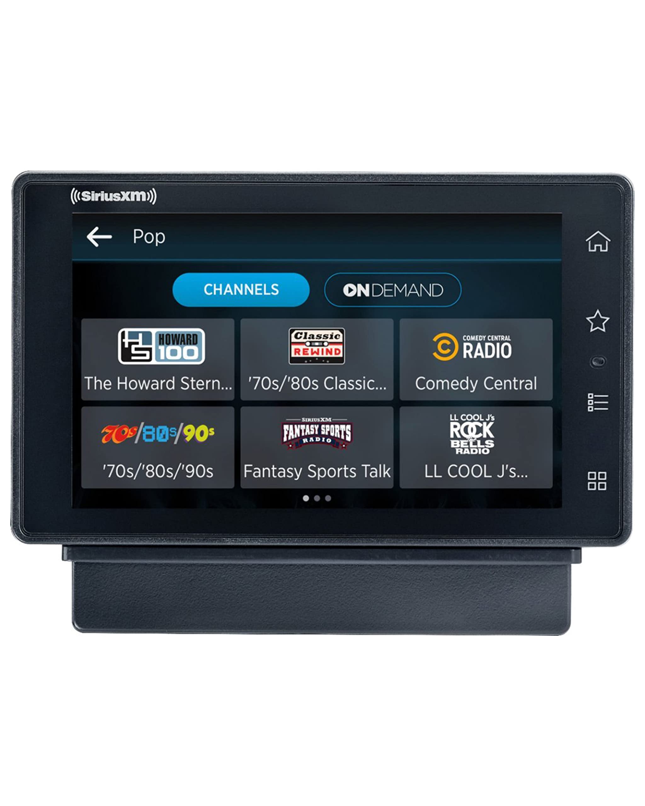 SIRIUSXM SXWB1V1 SiriusXM Tour Dock & Play Radio with 360L, Vehicle Dock, and Bluetooth