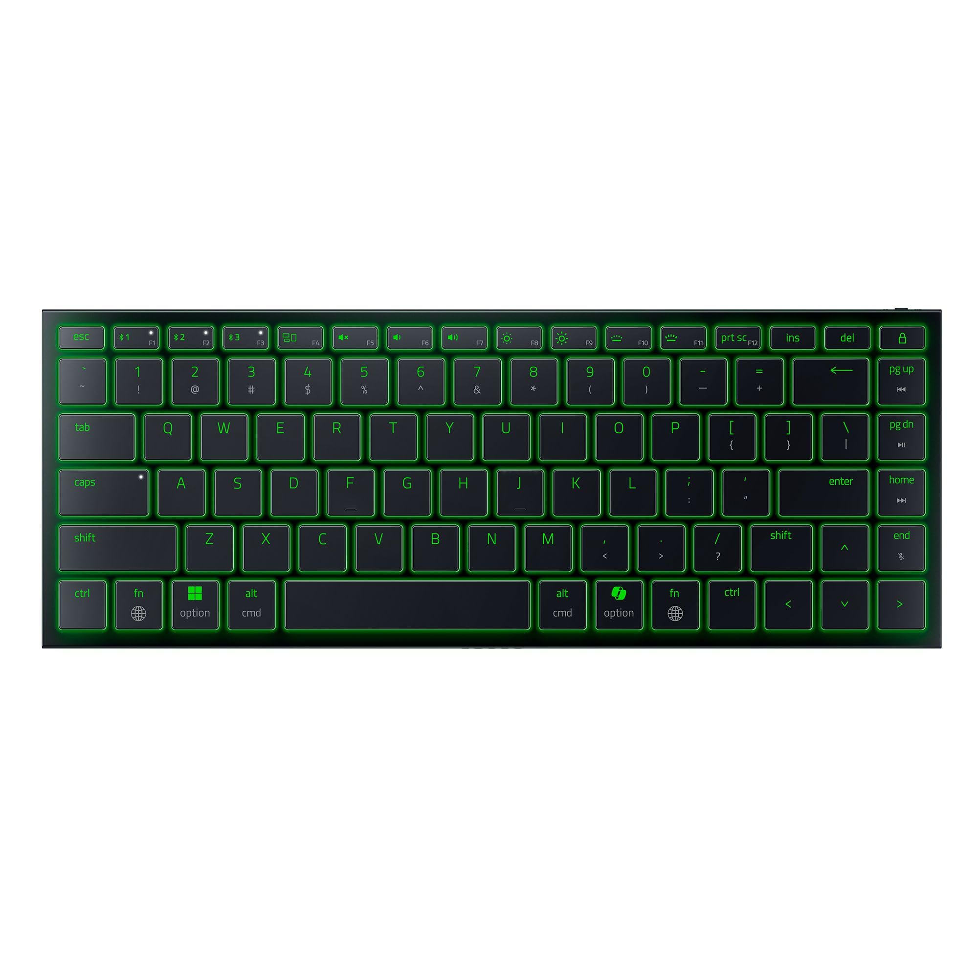 Razer Joro Portable Wireless Gaming Keyboard: Thin, Light, Compact - Chroma RGB - Low Profile Switches - Bluetooth - Long Battery Life - Snap Tap - For PC & Mac Laptops, Steam Deck, Smartphone, Tablet