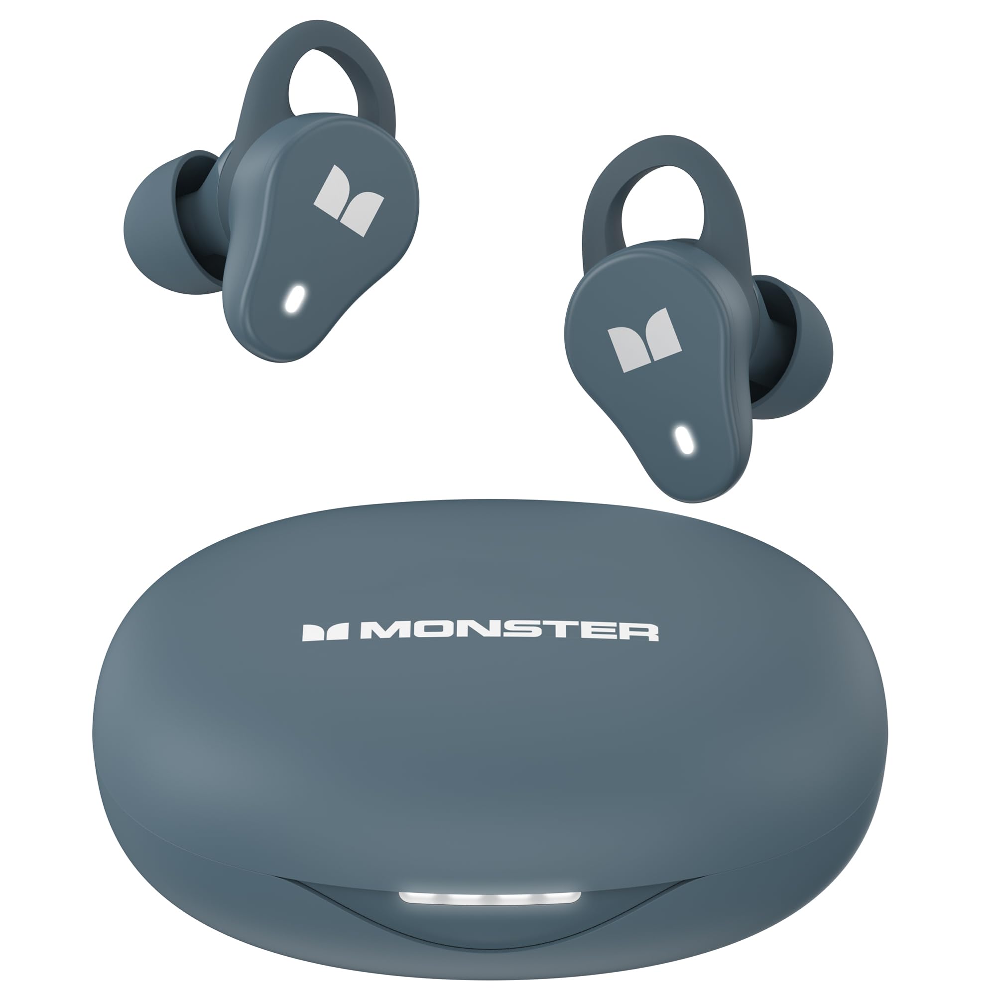 Monster N-Lite 210 Wireless Earbuds, Bluetooth 5.4 in Ear Stereo Headphones, Built-in Mic for Crystal Clear Call, 32H Playtime, Waterproof Earphones for Sports