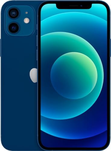 Apple iPhone 12, 128GB, Blue - Boost Mobile (Renewed)