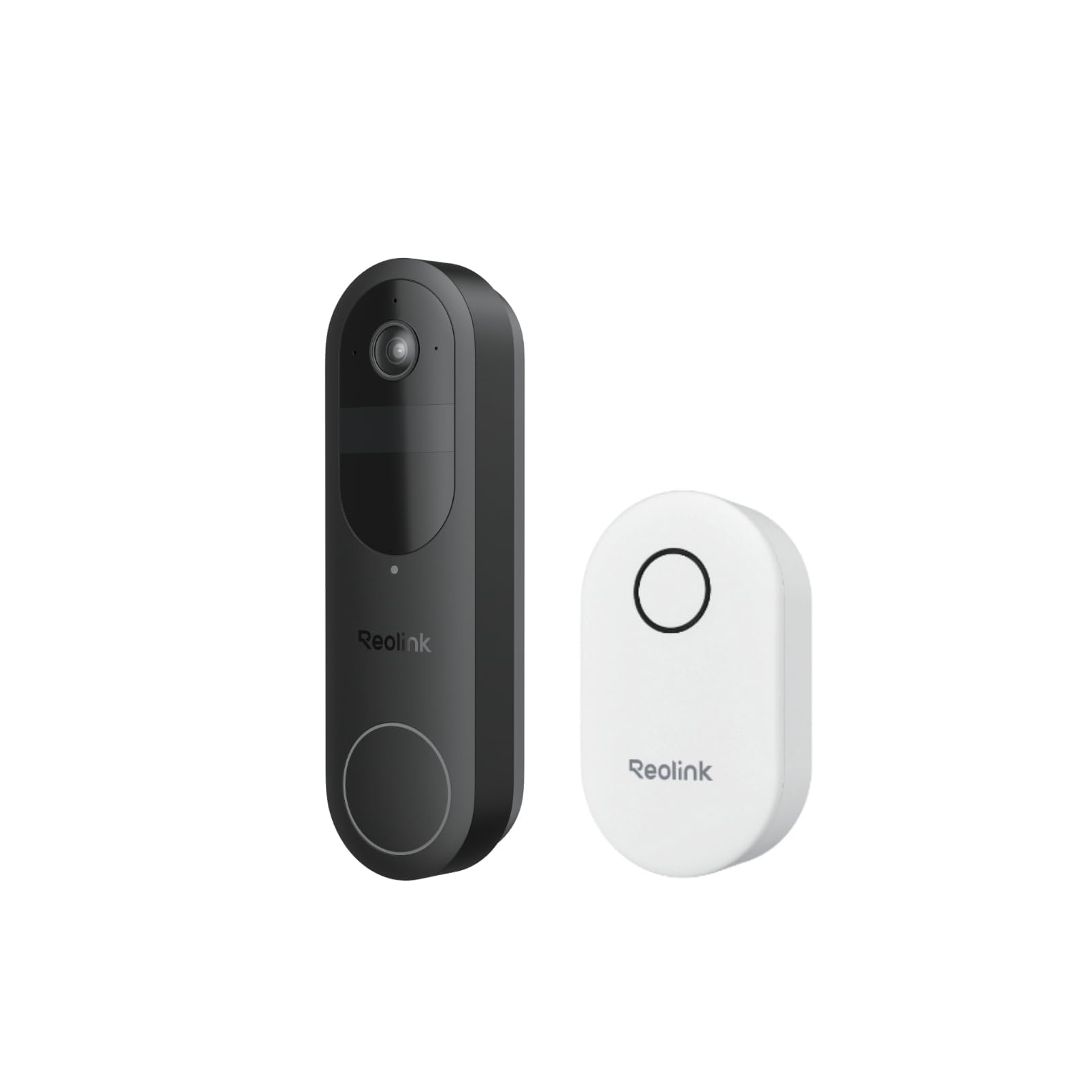 REOLINK Video Doorbell Camera with Chime, 1:1 Head-to-Toe View, 2.4/5 GHz WiFi, Person/Vehicle/Package Detection, No Monthly Fees