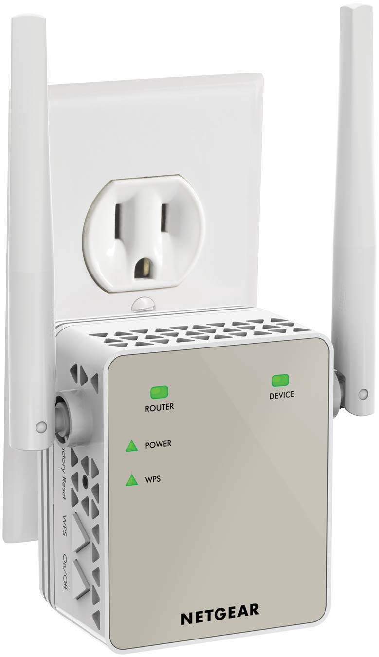 NETGEAR WiFi Range Extender (EX6120) - Add up to 1,500 sq. ft., 25 Devices - AC1200 Dual Band Wireless Signal Booster & Repeater (Up to 1.2 Gbps Speed), Compact Wall Plug Design – Free Expert Help